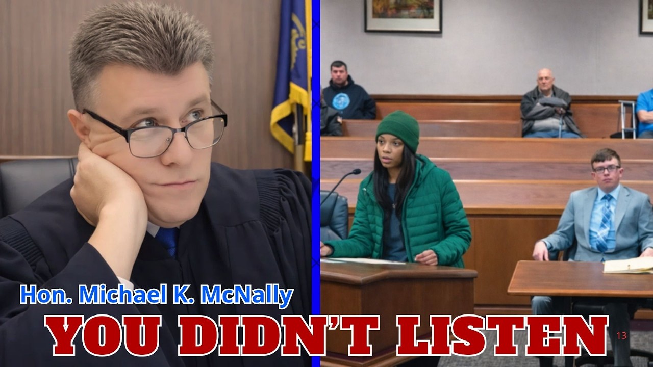 Судья МакНэлли обращается к подсудимому: «Вы не воспринимаете меня всерьез».