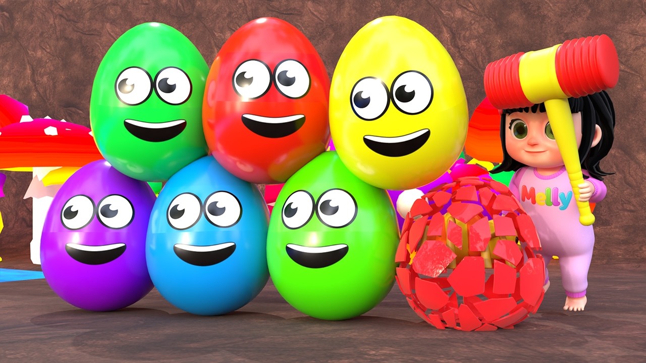 Explora Coloridos Huevos Sorpresa | Canciones Infantiles | ZuZoo en Español