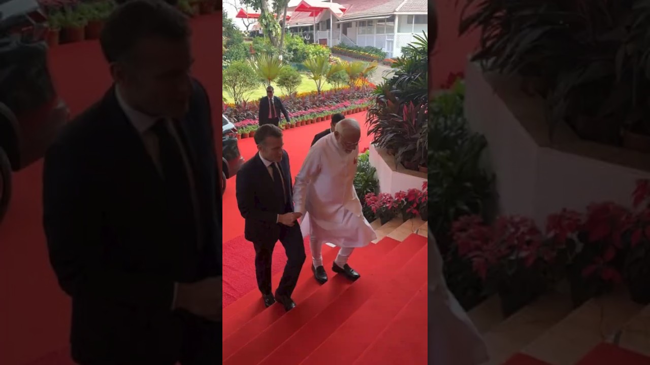 &ldquo;Glad you liked Mumbai...&rdquo;: PM Modi to French President Emmanuel Macron