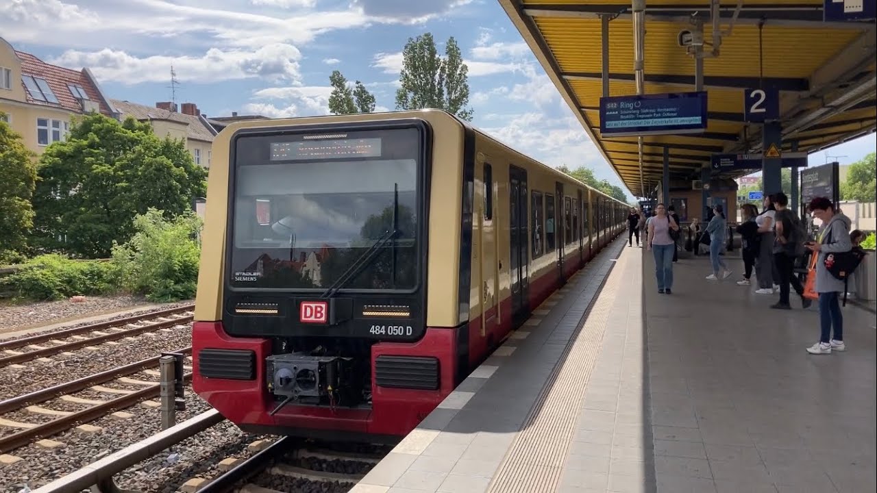 S-Bahn Berlin - Mitfahrt im BR484 von Bundesplatz nach Gesundbrunnen S42