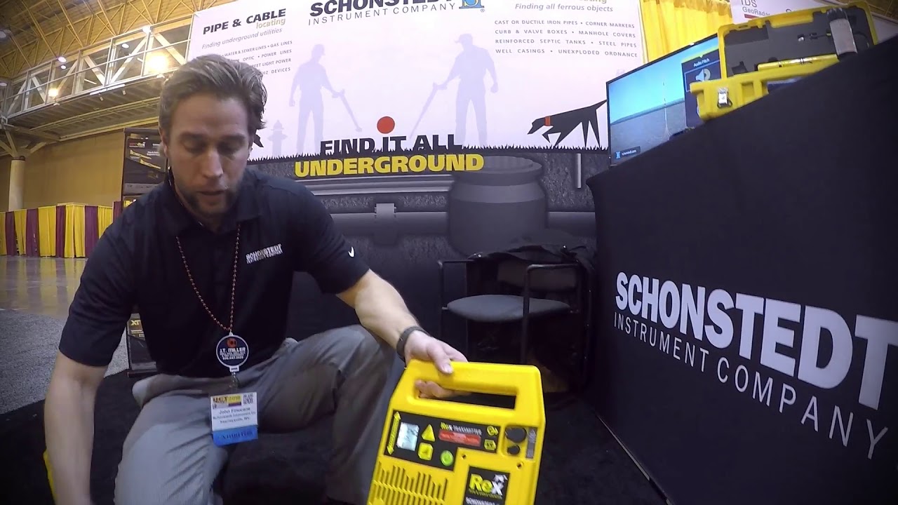 Rex Pipe & Cable Locator - Schonstedt @UCT2018