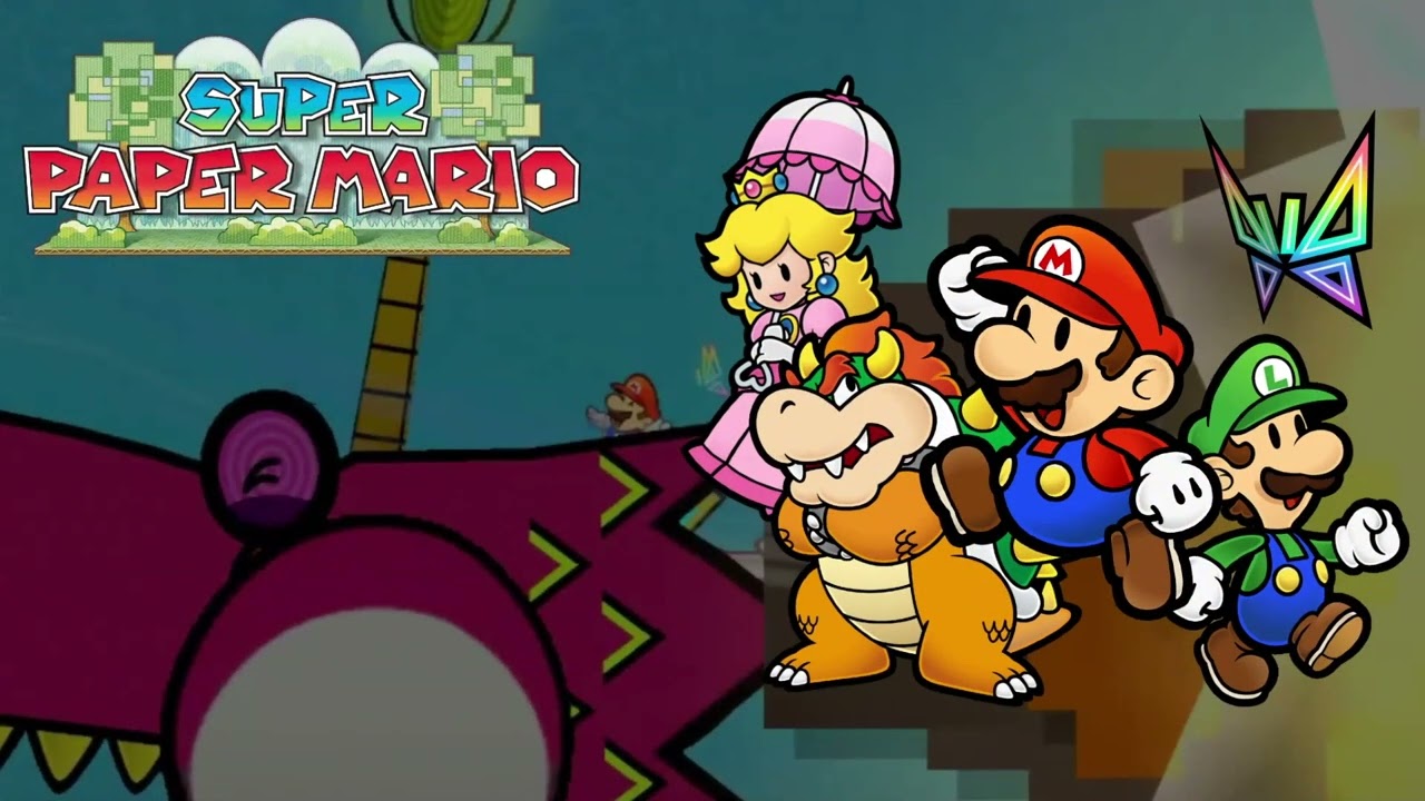 Fracktail Battle - Super Paper Mario (Slowed Down)