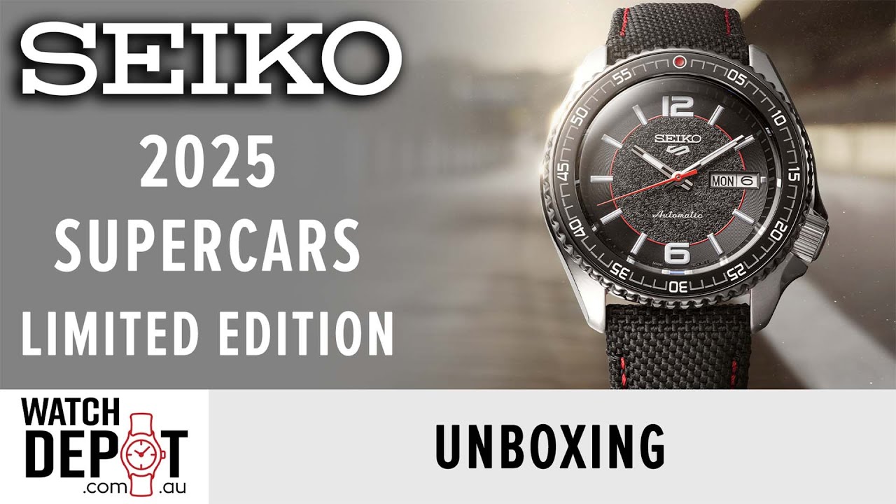 The Seiko Inspired by an Aussie Racetrack | 2025 Supercars Limited Edition Unboxing (SRPL54K)