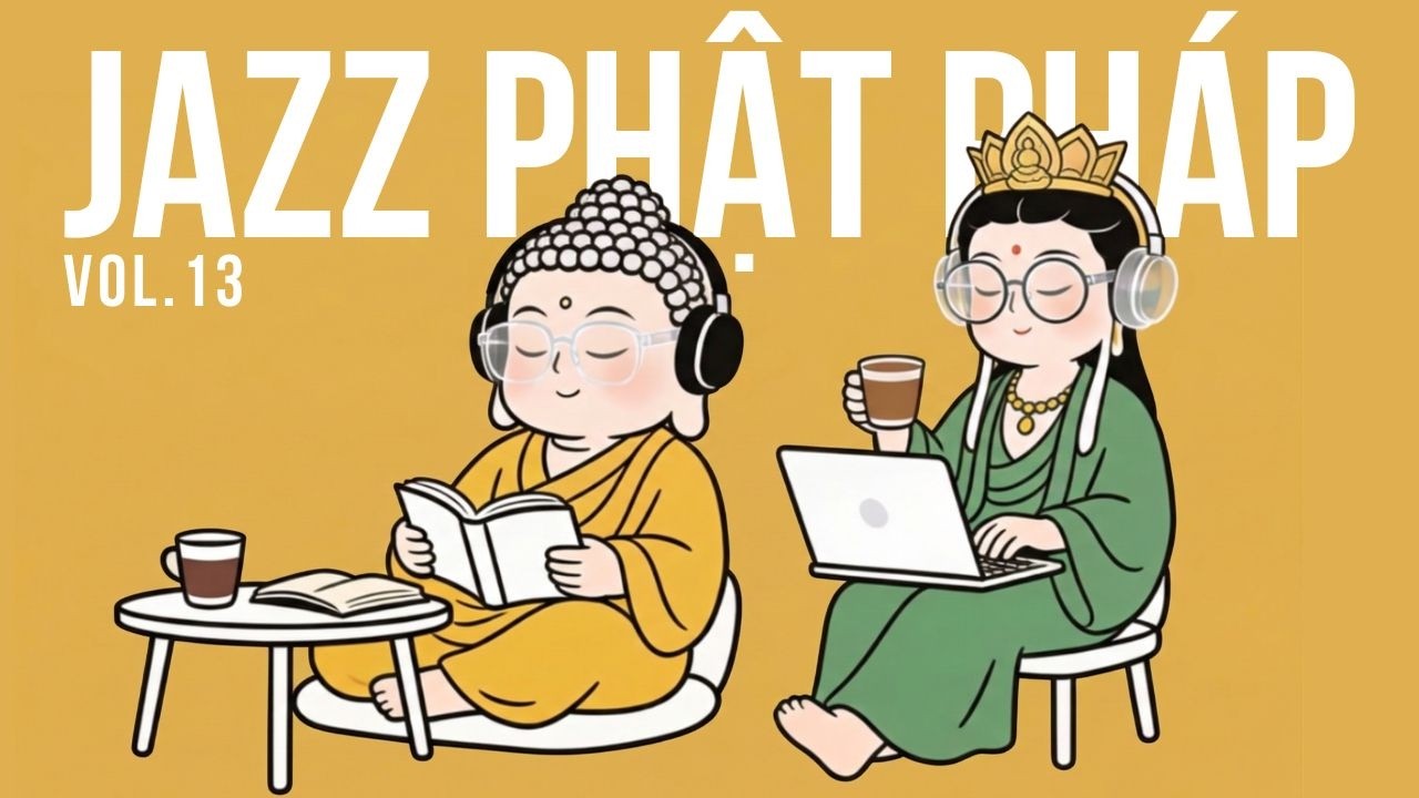【Nhạc Jazz Phật Pháp】Khuấy Động Tâm Trạng: Giai Điệu Cực Chill Cho Quán Cafe & Làm Việc🐰
