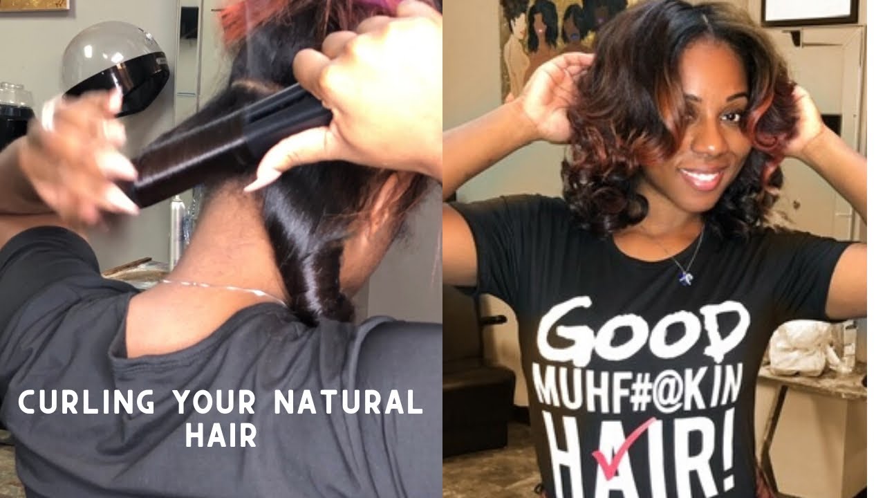 CURLING YOUR NATURAL HAIR‼️‼️