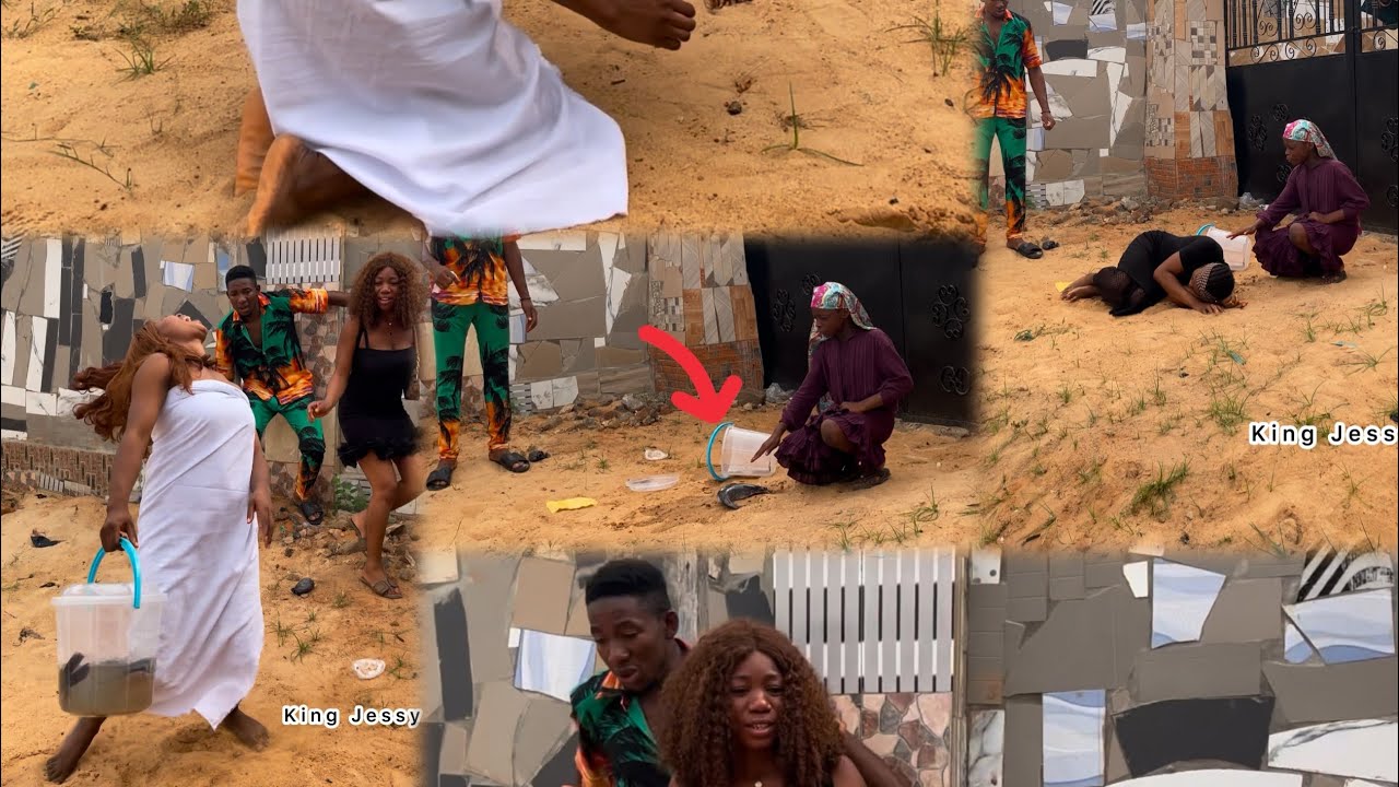 The fish girl turned into a human begin by the help of prophetess favor and the marine goddess came