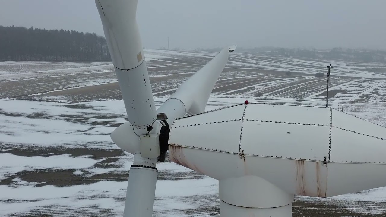 Turbina wiatrowa Nordtank NTK 300 Parkoszowice Miechów 4K