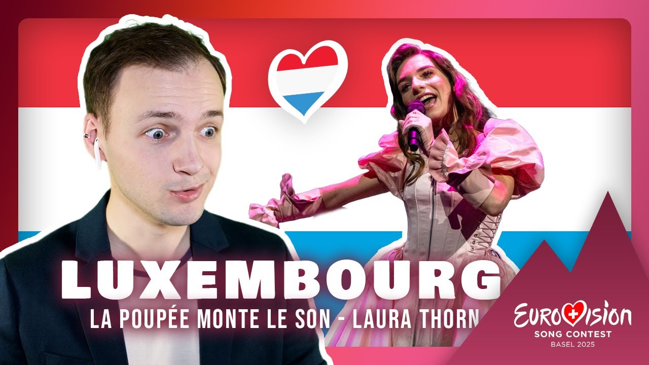LET'S REACT to "LA POUPÉE MONTE LE SON" by LAURA THORN | LUXEMBOURG'S SONG for EUROVISION 2025 Live