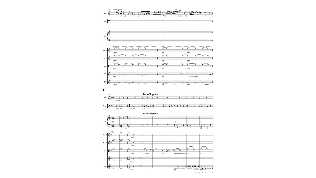 Oboe Concerto, Op.12; 1st movement (Chris Finlayson)