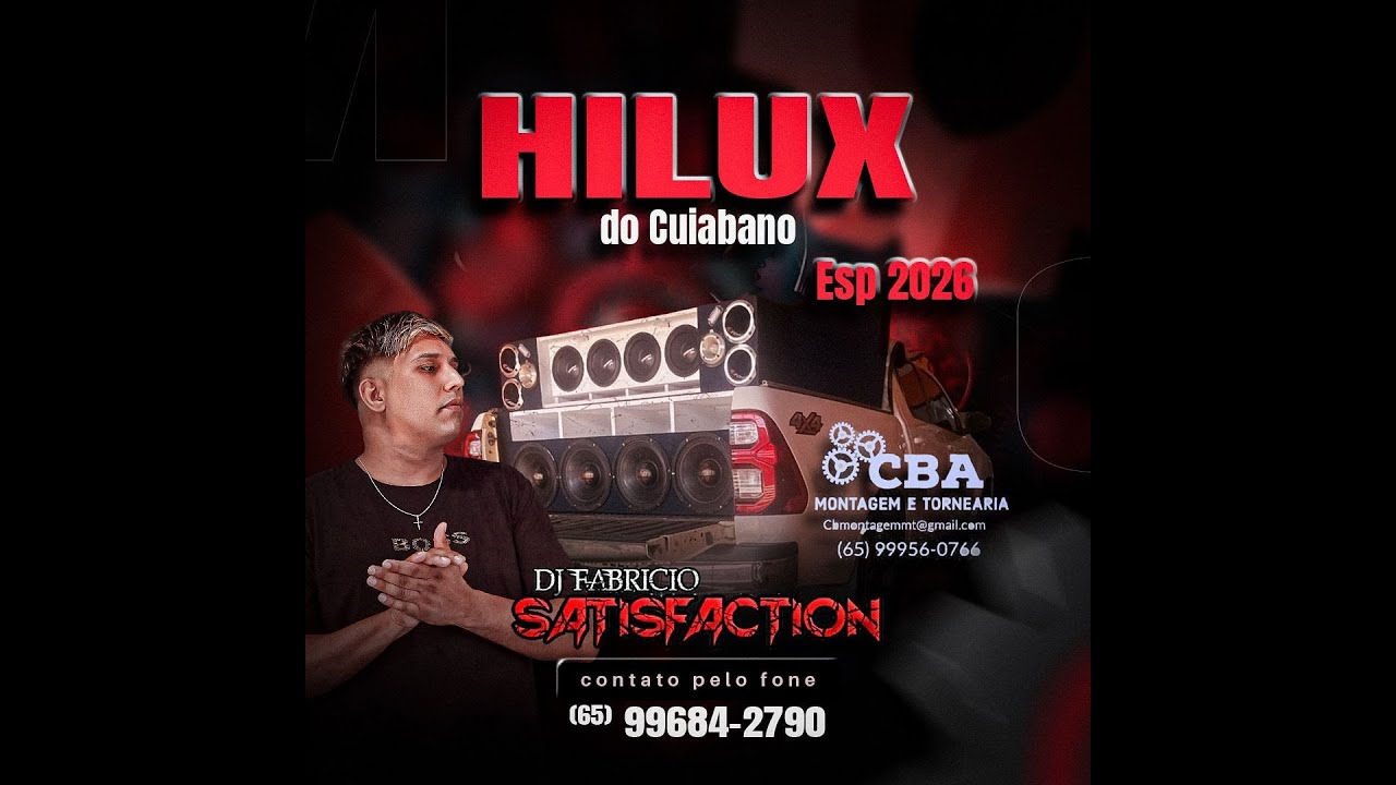 💿 HILUX DO CUIABANO ESP FIM DE ANO - DJ FABRICIO SATISFACTION 65 99684-2790