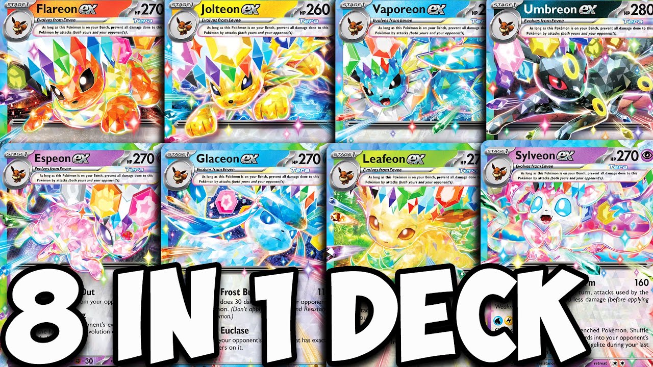 I Built A Deck With Every Single Eeveelution