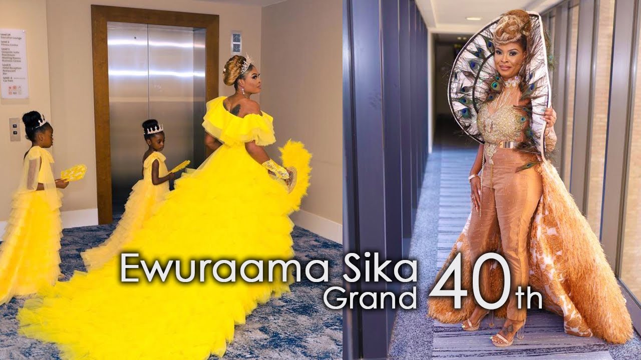 EWURAAMA SIKA'S ASTOUNDING 40TH BIRTHDAY PARTY IN LONDON