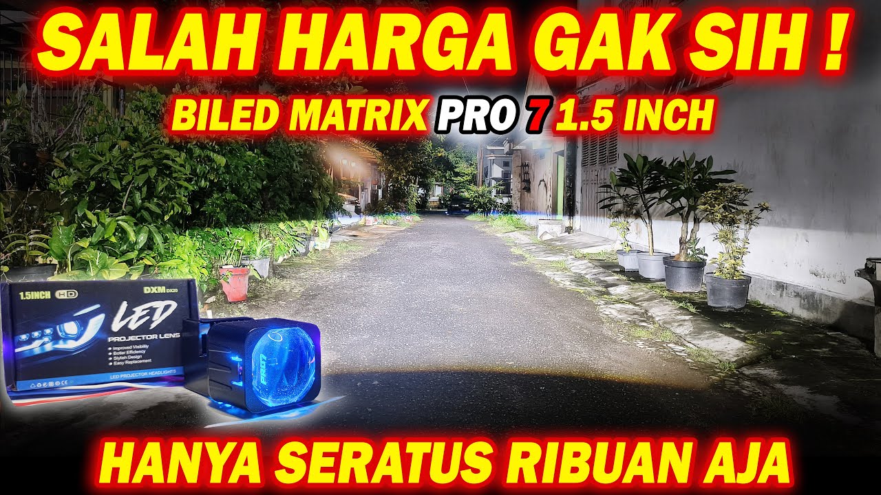 BILED PRO 7 1.5inch CUMA 100 RIBUAN‼️GILAK HASIL CAHAYANYA GOKIL BANGET / PRODUK BARU DARI DXM DX20