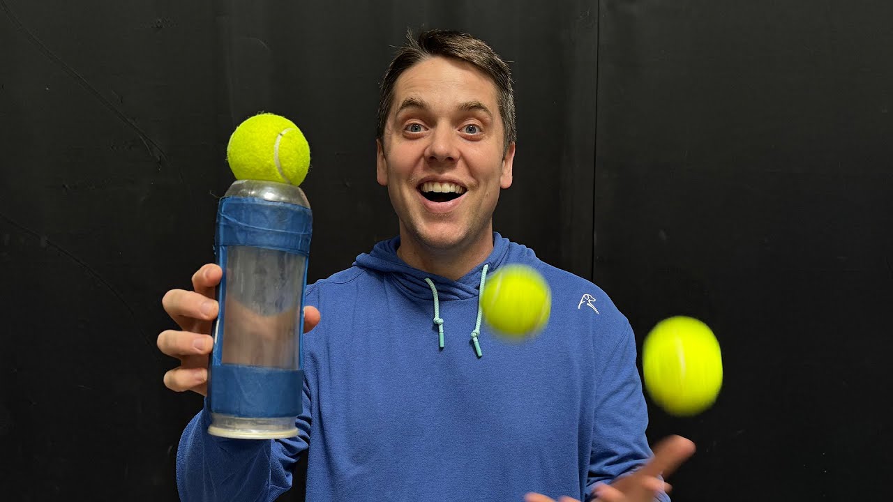Tennis Balls + Can Juggling! 🎾