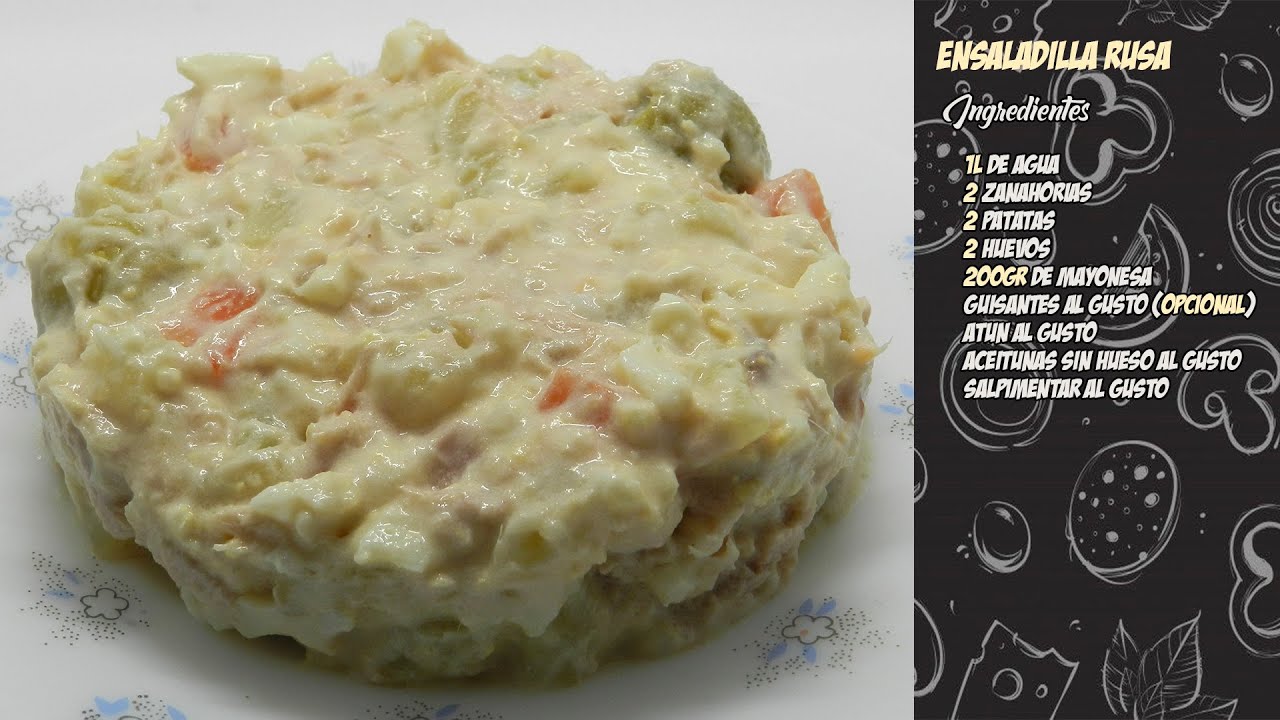 Ensaladilla Rusa en Monsieur Cuisine Plus