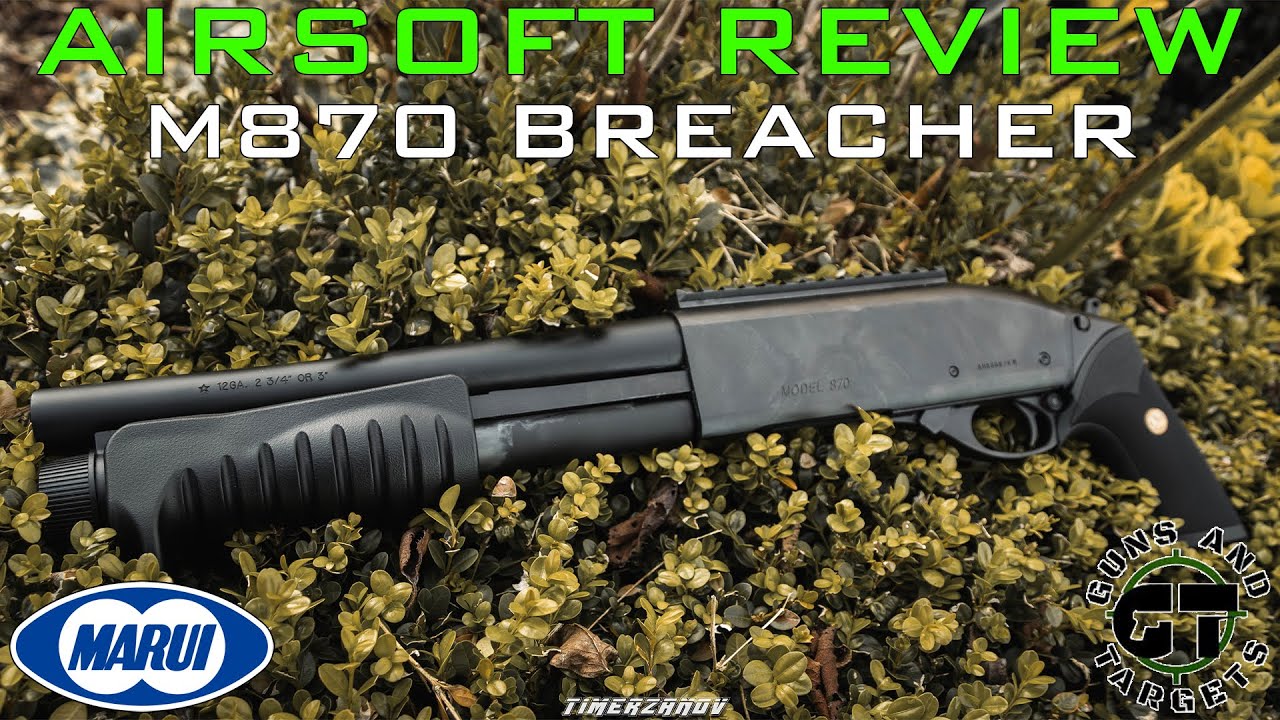 Airsoft Review #142 Tokyo Marui M870 Breacher Gas Shotgun [FR]