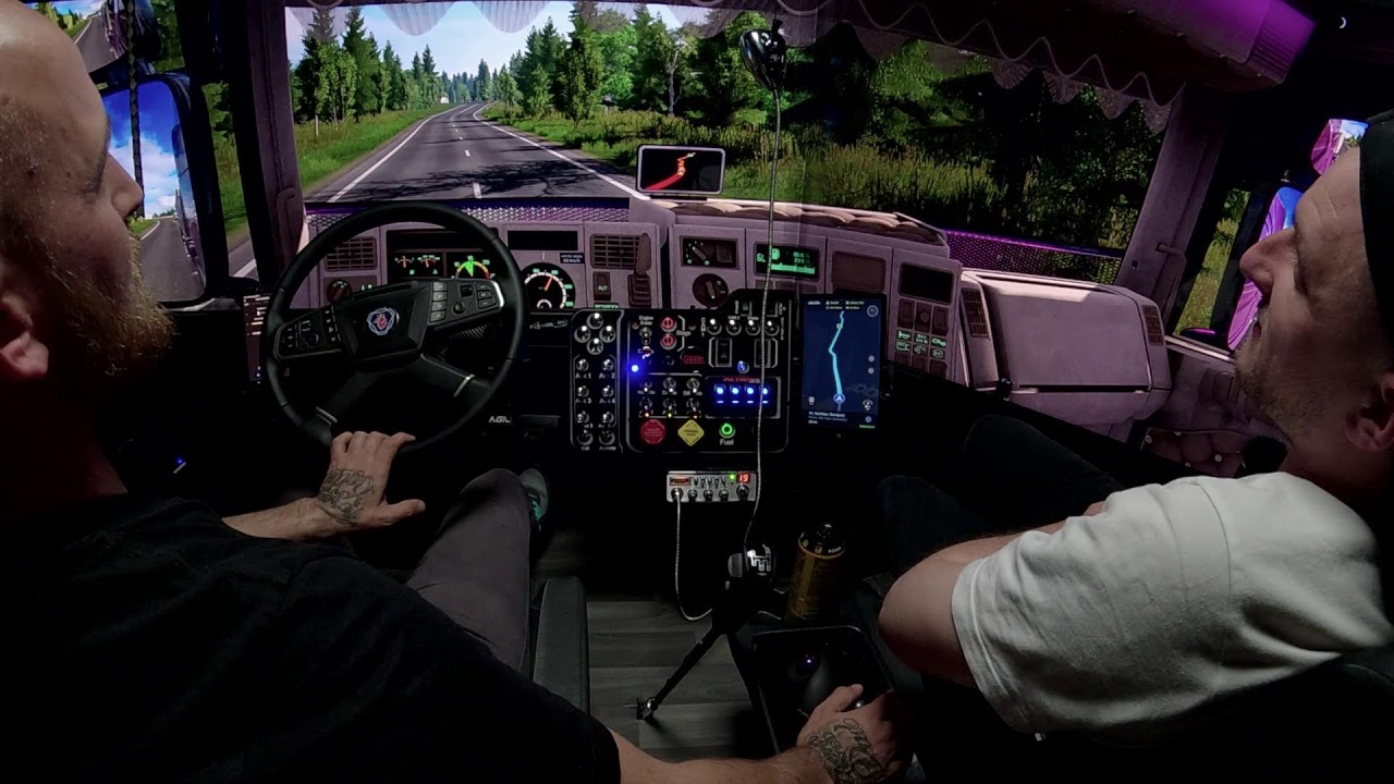 euro truck simulator 2/ out in the scania with dean