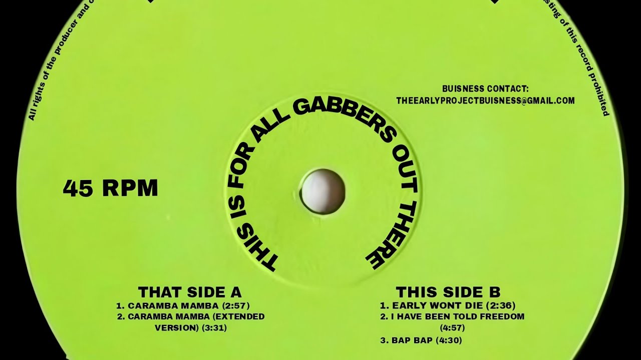 CARAMBA MAMBA (EXTENDED VERSION) - THE EARLY PROJECT - 3:31 MIN - HQ AUDIO - HD