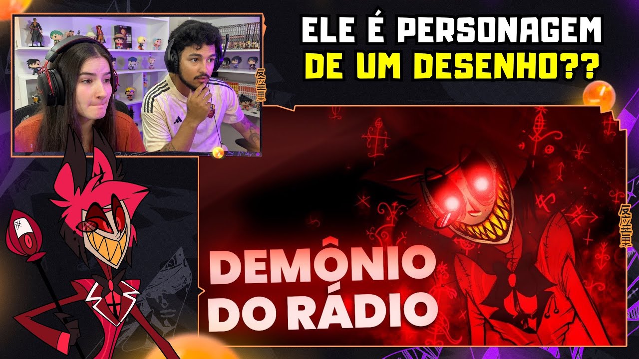 Apenas uma live | Um dos piores demônios de Hazbin Hotel - Alastor | VIRALQUEST VQ