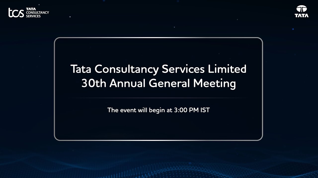 TCS 30th Annual General Meeting 2024-25