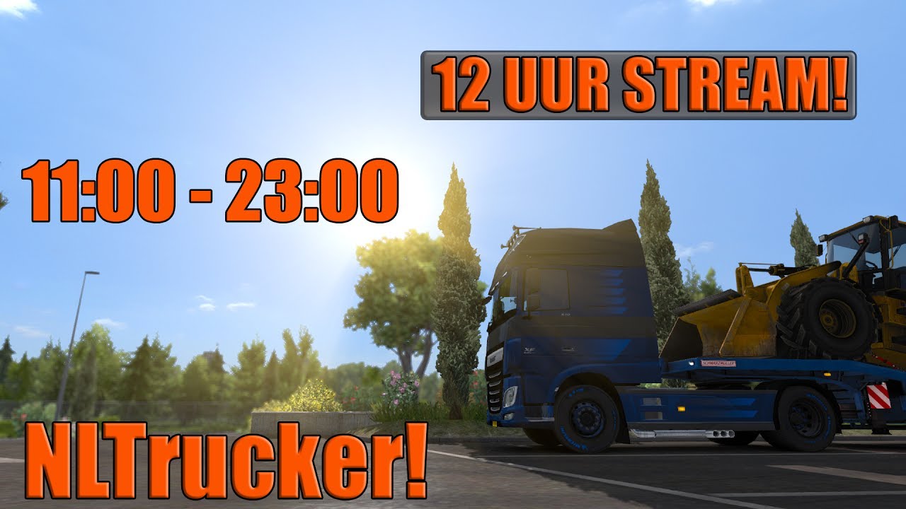 12 UUR STREAM! NLTrucker l 11:00 - 23:00 l Games {LogitechG29}