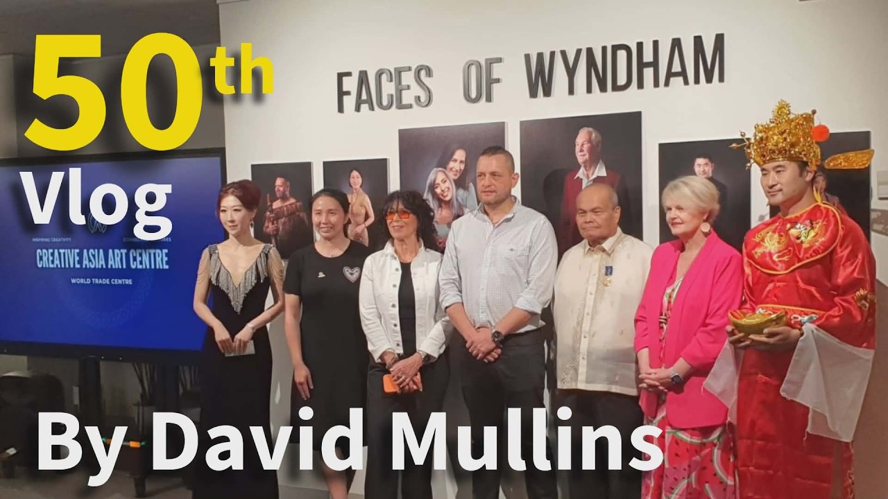 Faces of Wyndham Exhibition | Wyndham’s People, Culture & Stories through portraits. Vlog 50