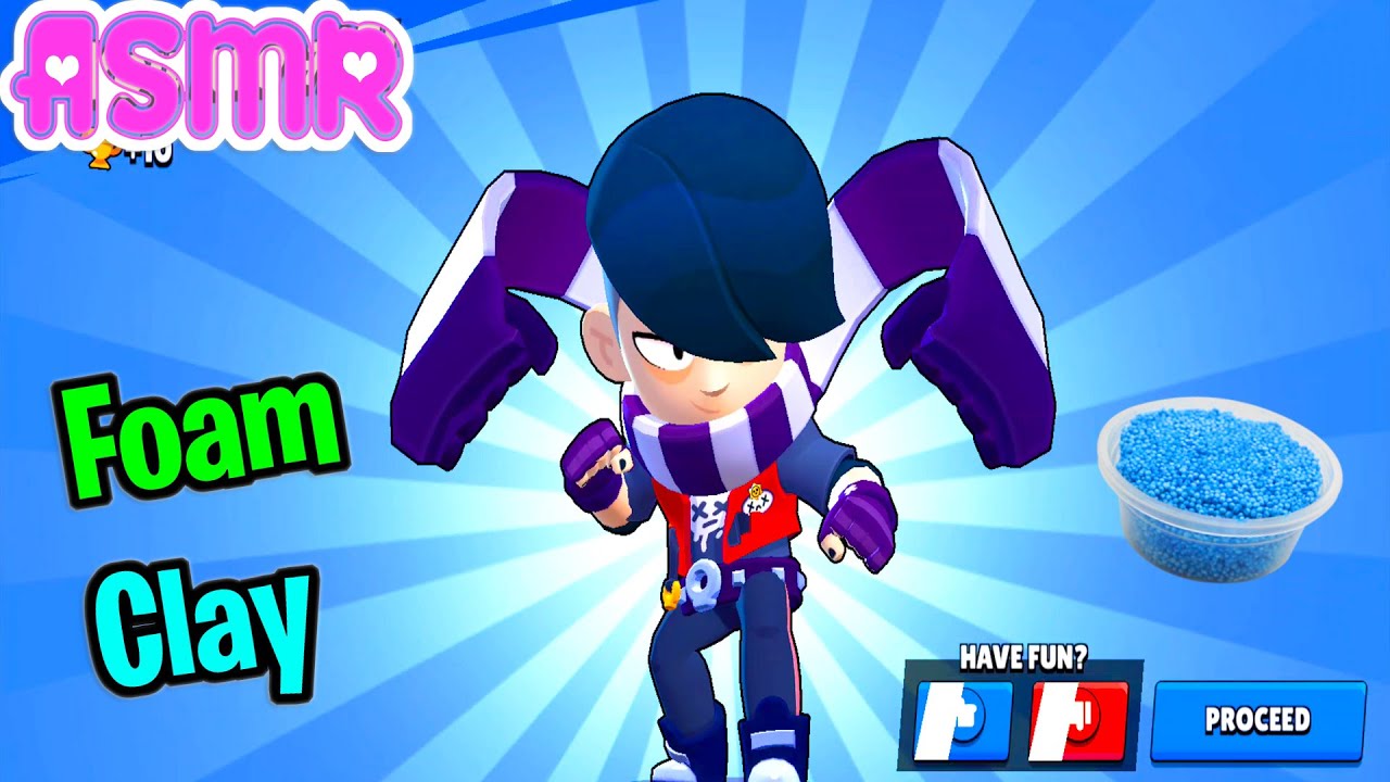ASMR Gaming 🍀 Brawl Stars Relaxing Foam Clay Sounds 100% Tingles 💤