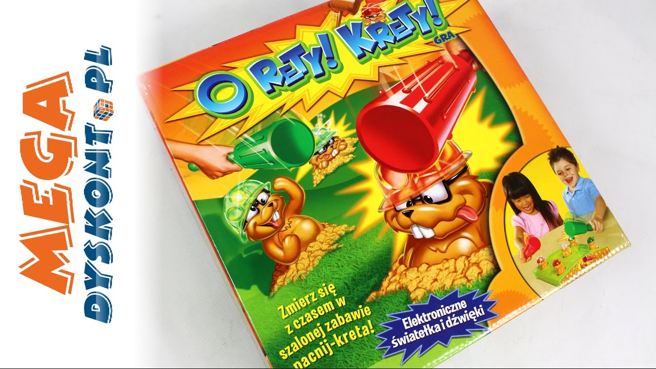 O rety krety! - Mattel Games - Elektroniczna Gra Zręcznościowa