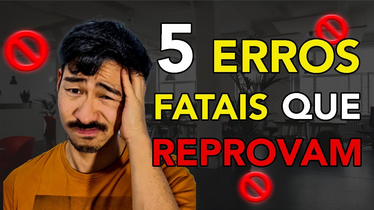 5 maiores erros em entrevista de case (processo seletivo)
