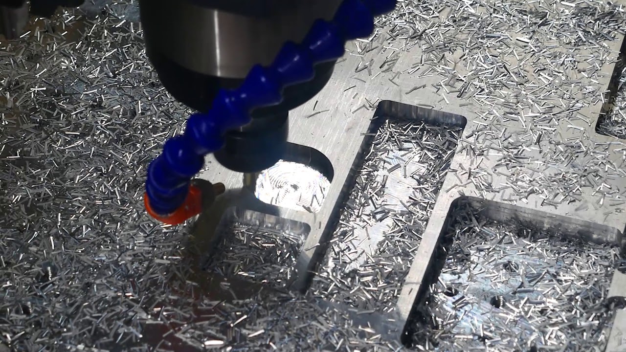 2.2kW Spindle Roughing on 6061 Aluminum