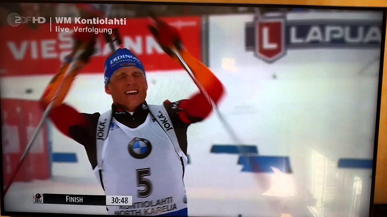 Erik Lesser Goldmedaille WM Verfolgung