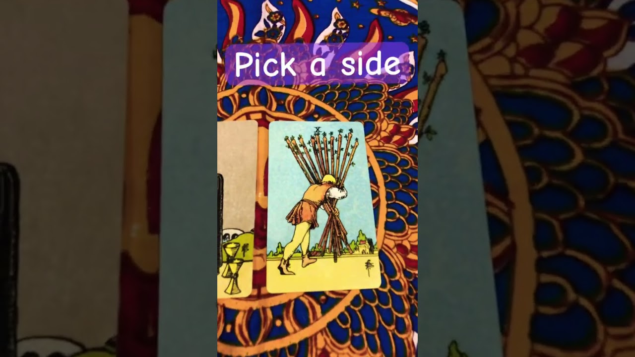 🔮 Pick a side - relationship TARoT reading #tarotlovereading #tarot