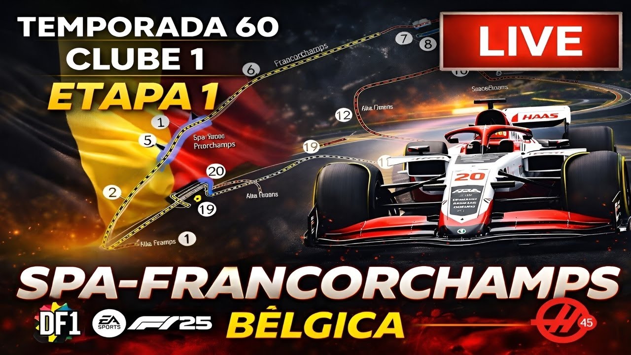 @DICASF1 T60 CLUBE PILOTOS 1 ETAPA 1 BÉLGICA CORRIDA ONBOARD (1440p)