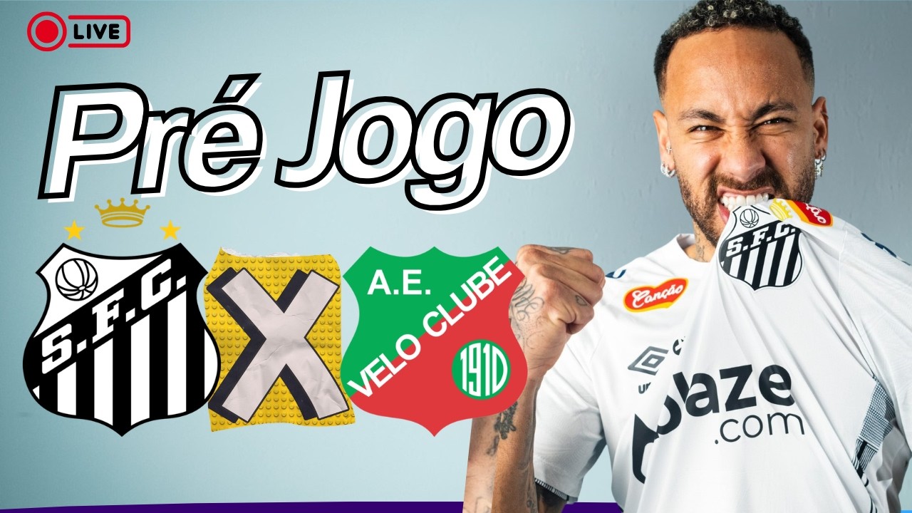 #PRÉ JOGO SANTOS X VELO CLUBE #santosfc