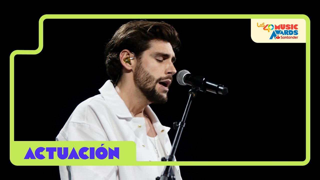 ALVARO SOLER – Oxígeno | En directo en LOS40 Music Awards Santander 2023
