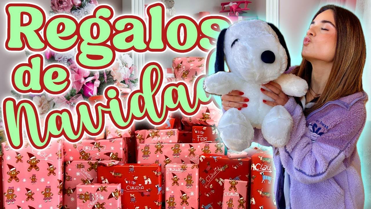 ABRIENDO MIS REGALOS DE PAPÁ NOEL 🎄 OS ENSEÑO TODOS MIS REGALOS DE NAVIDAD 💜 El Mundo de Clodett