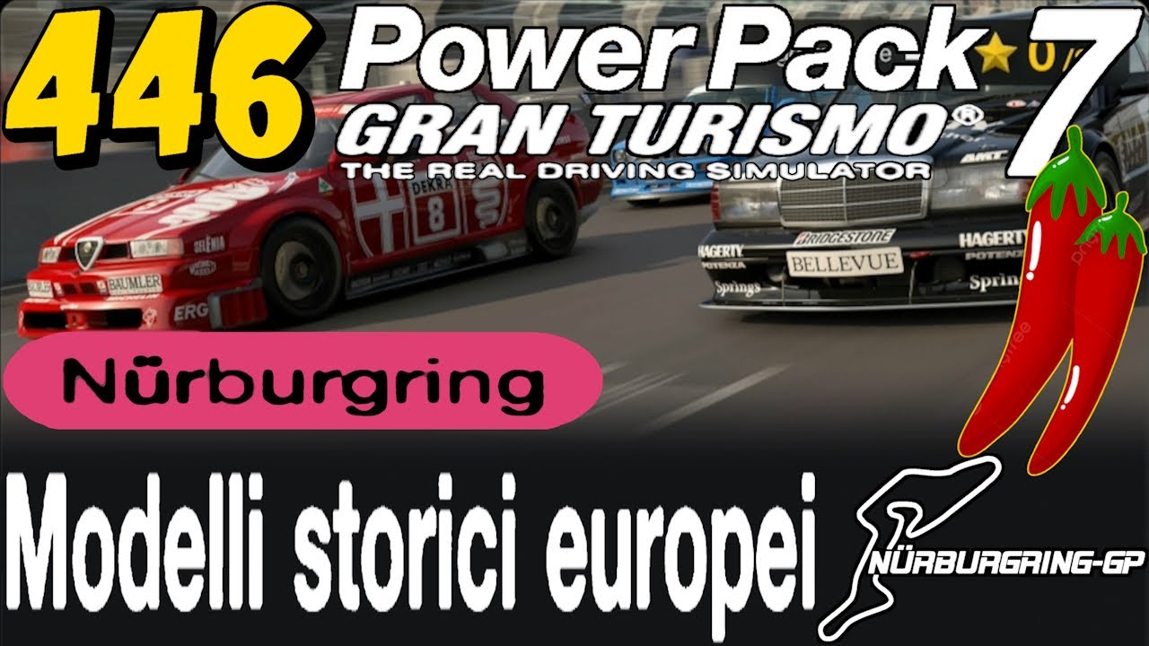 GT7 EP.446 POWER PACK | 4° GARA MODELLI STORICI EUROPEI NURBURGRING GP | GAMEPLAY ITA NO COMMENTARY