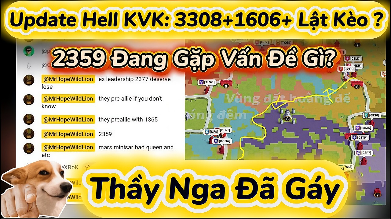Update Hell KVK: 3308+1606+ Lật K&egrave;o? 2359 Đang Gặp Vấn Đề G&igrave;? Thầy Nga Đ&atilde; G&aacute;y #riseofkingdoms #rgpy