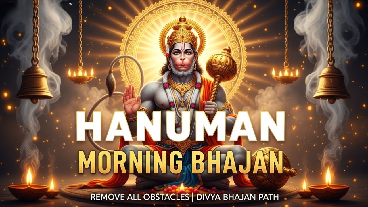 Hanuman Morning Bhajan | Hanuman Blessings & Bhajan Aarti | Remove All Obstacles | Divya Bhajan Path