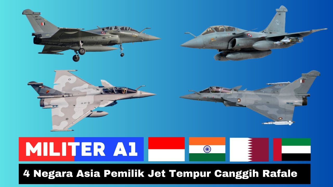 Guncang Langit ASIA! Inilah 4 Negara Pemilik Jet Tempur Canggih Rafale