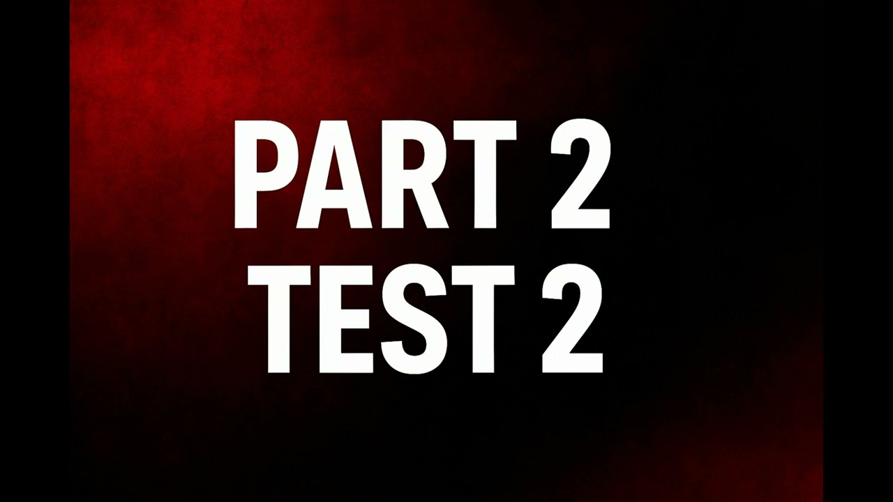Listening test. Part 2 test 2