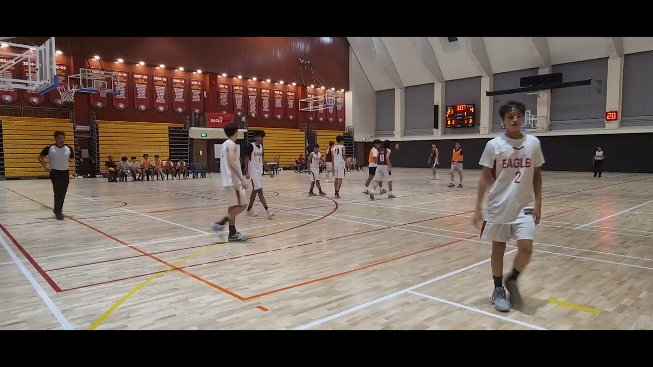 SAS JV BLUE VS ISS VARSITY TEAM SCORE 81 - 57, SAS WINS