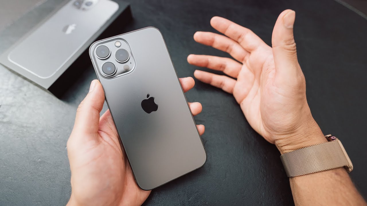 iPhone 13 Pro Max Graphite Unboxing