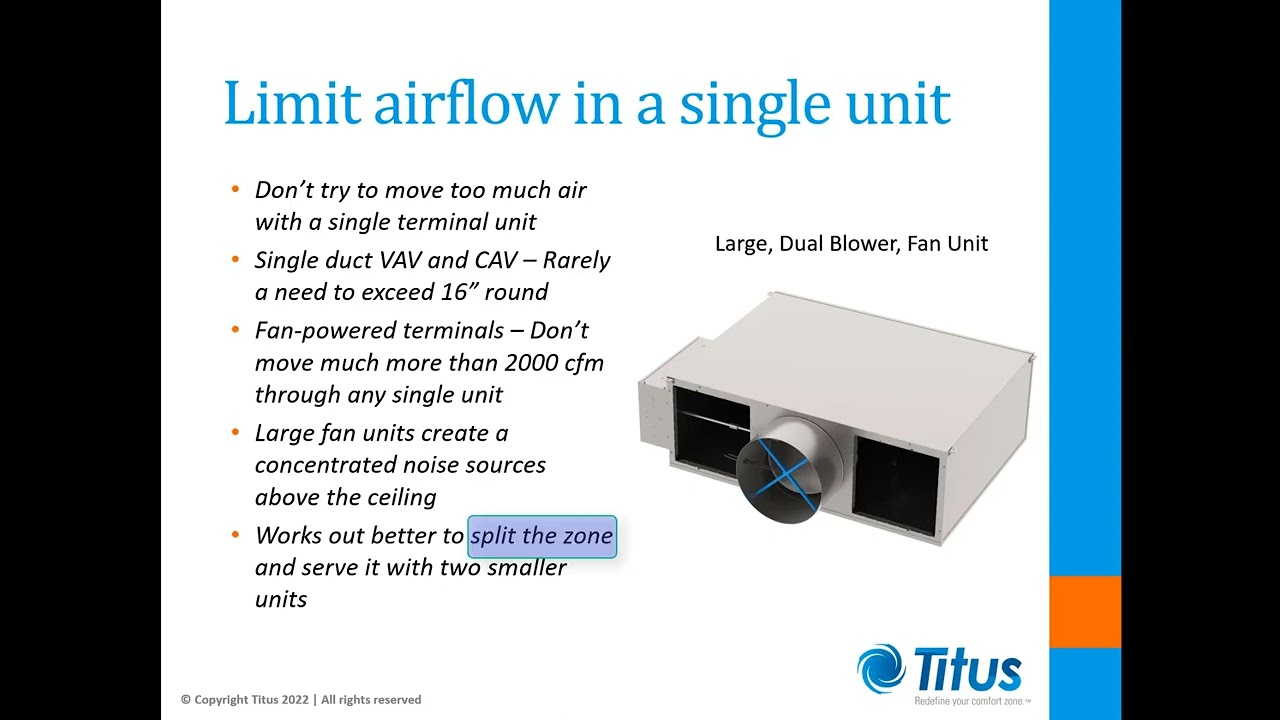 Terminal Unit Sizing