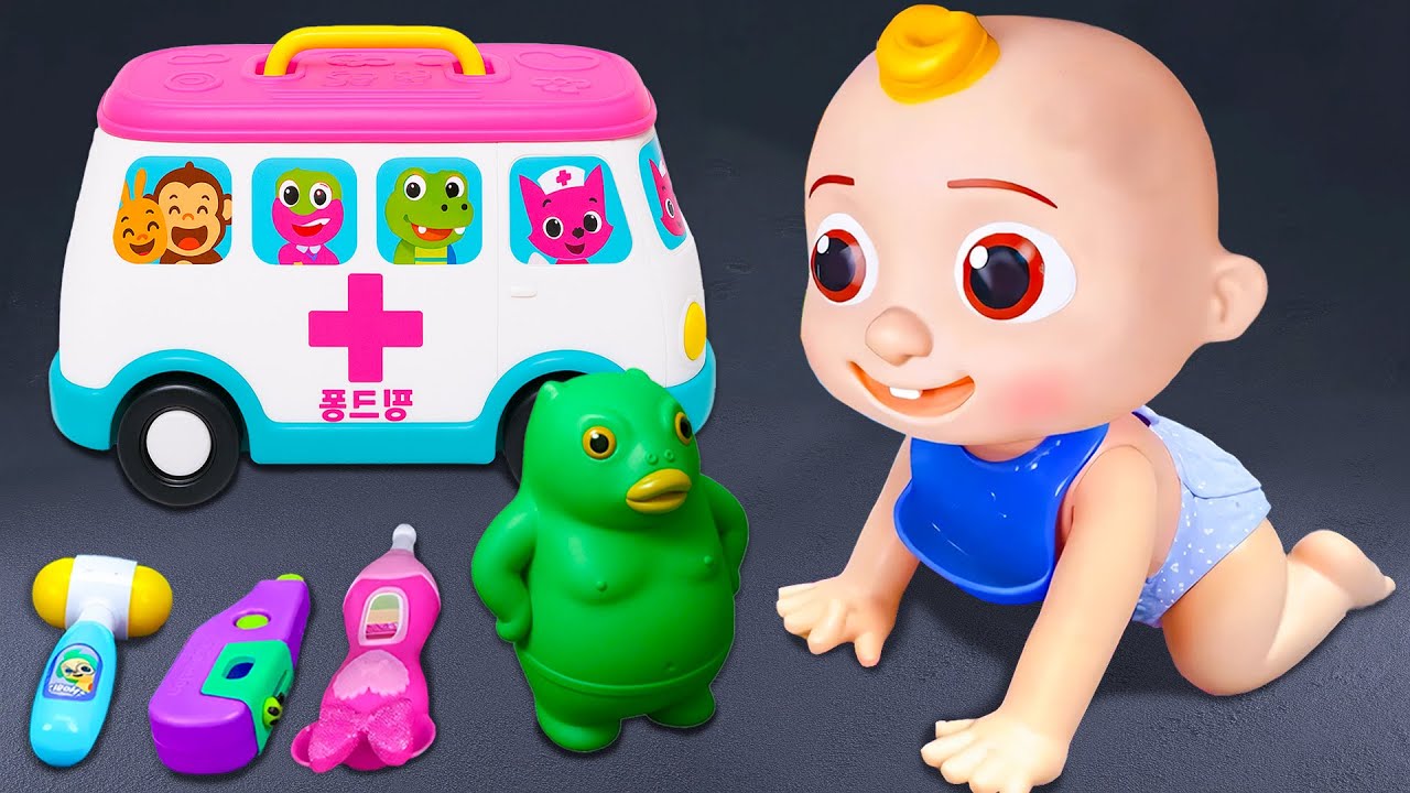 30 Minutes Satisfying With Unboxing Pinkfong Ambulance Toys, Doctor Playset ASMR | Mini Toys Review