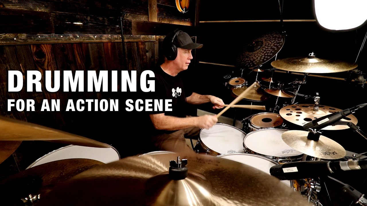 What Recording Drums for TV & Film Actually Sounds Like (Action Scene)