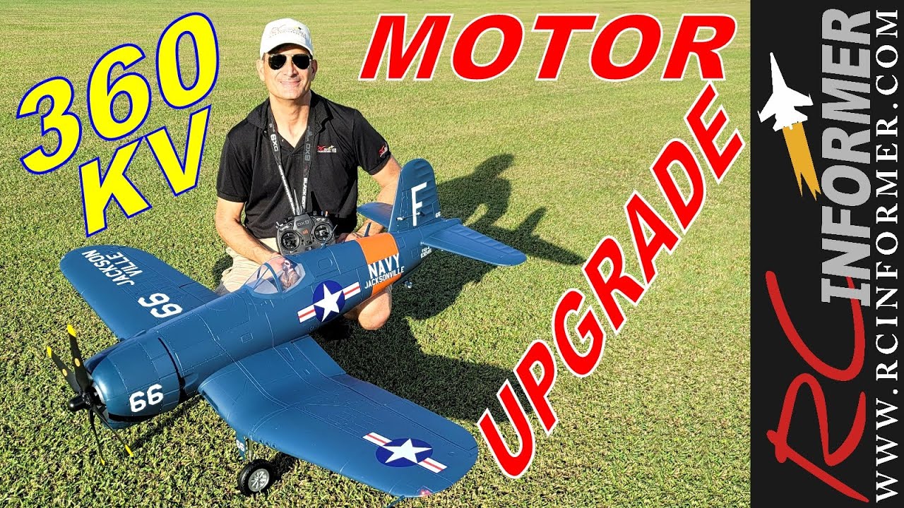 FMS CORSAIR 1700MM V3 with 360KV motor Upgrade By: RCINFORMER