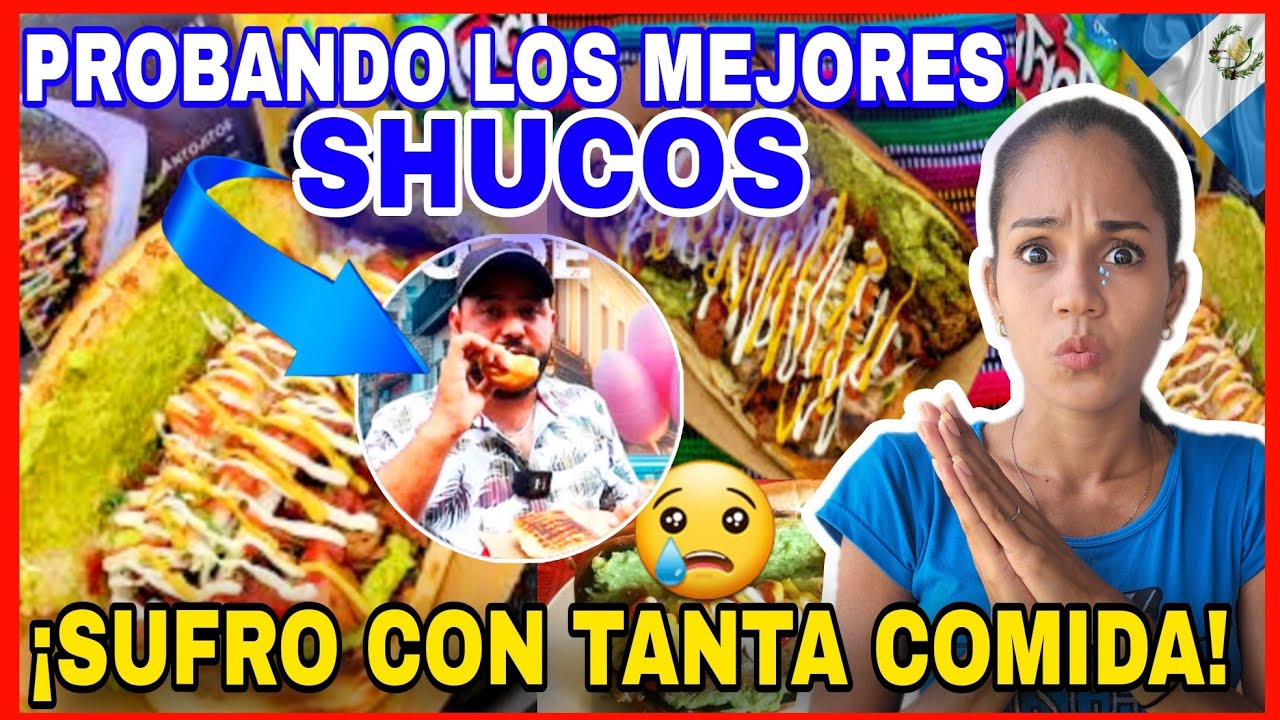 EN BUSCA de los MEJORES SHUCOS🌭 de Guatemala🇬🇹¿Los encontró😱?Cubana reacciona #reaction#guate#cuba