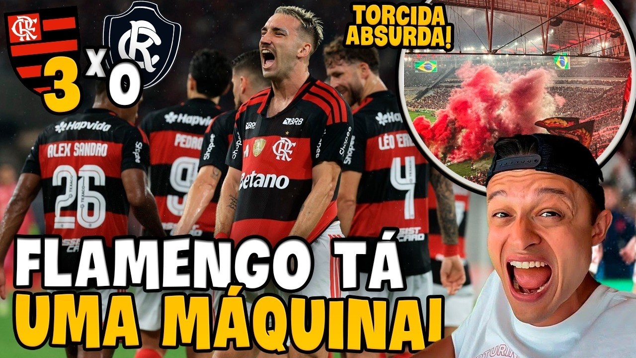 POV: VOCÊ VIU O ATROPELO DO FLAMENGO CONTRA O REMO DENTRO DO CAMPO! Flamengo x Remo