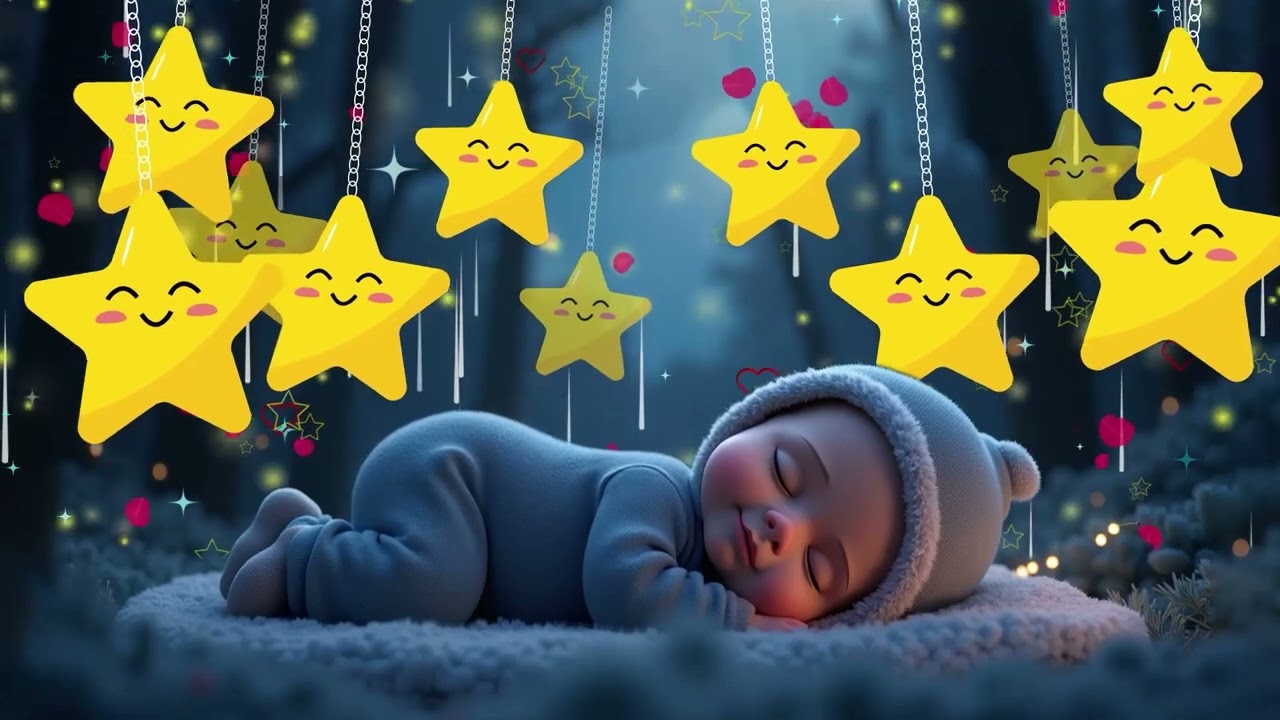 4-Hour Mozart’s Magic Lullaby 🌙  Continuous Baby Sleep & Brain Boost 🎶🧠